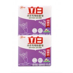 立白洗衣皂肥皂家用实惠装 内衣专用除菌皂101G*4块 洁净去渍除菌