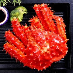 星河湾智利熟冻帝王蟹（整只）生鲜活鲜熟冻大螃蟹海蟹进口海鲜礼盒大礼包水产 帝王蟹6.0-6.5斤/1只