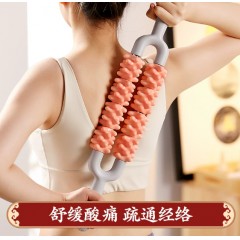 双排瑜伽棒擀筋棒按摩全身通用肩颈酸疼背部擀筋器材肌肉放松工具