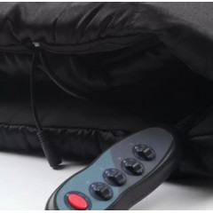 家用器材功能电动按摩床垫加热按摩毯老年人全身居家办公