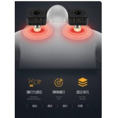 按摩披肩捶打颈肩敲敲乐按摩仪器肩膀腰部敲背热敷家用颈椎按摩器