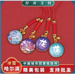 姓氏百家姓挂件水晶钥匙扣