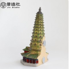 临汾广胜寺琉璃飞虹塔西游记树脂立体冰箱贴
