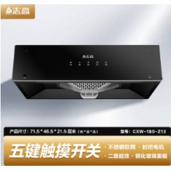 志高抽油烟机家用厨房大吸力中式欧式吸油机自动清洗出租房油烟机