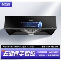 志高抽油烟机家用厨房大吸力中式欧式吸油机自动清洗出租房油烟机